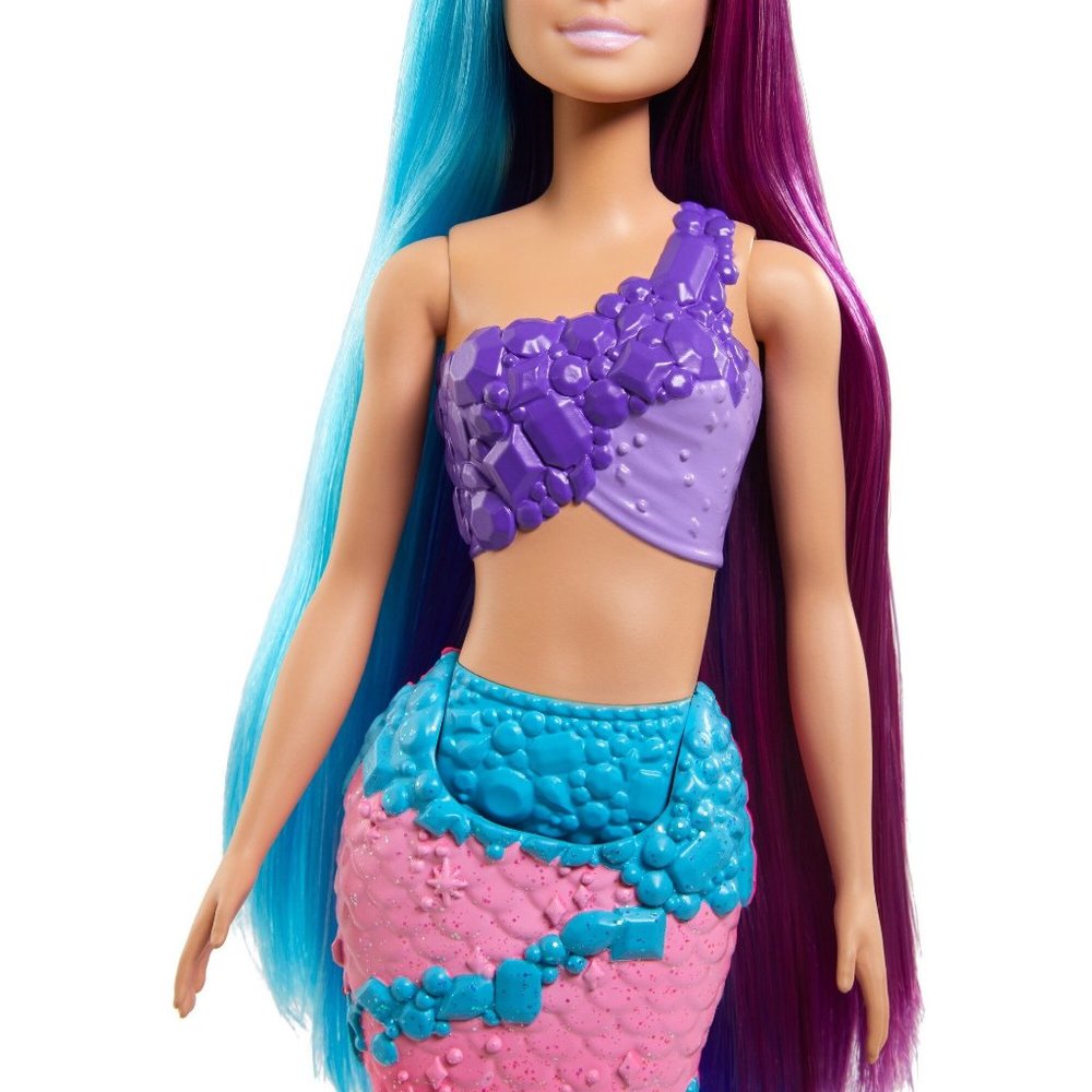 NEW Barbie Dreamtopia Mermaid Doll purple hair Birthday gift stocking stuffer - Picture 2 of 14